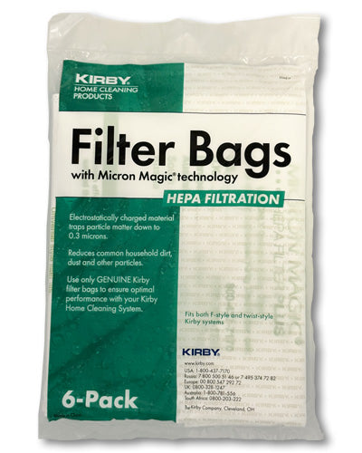 Kirby Micron Magic HEPA Filter Plus Bags